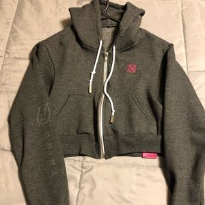 Tried & True crop zip up hoodie